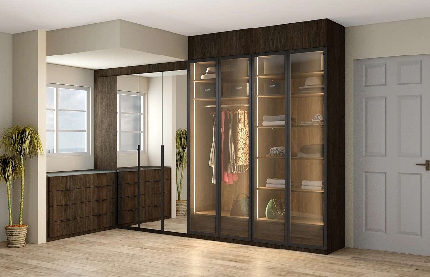 Best Glass Wardrobe Design Ideas